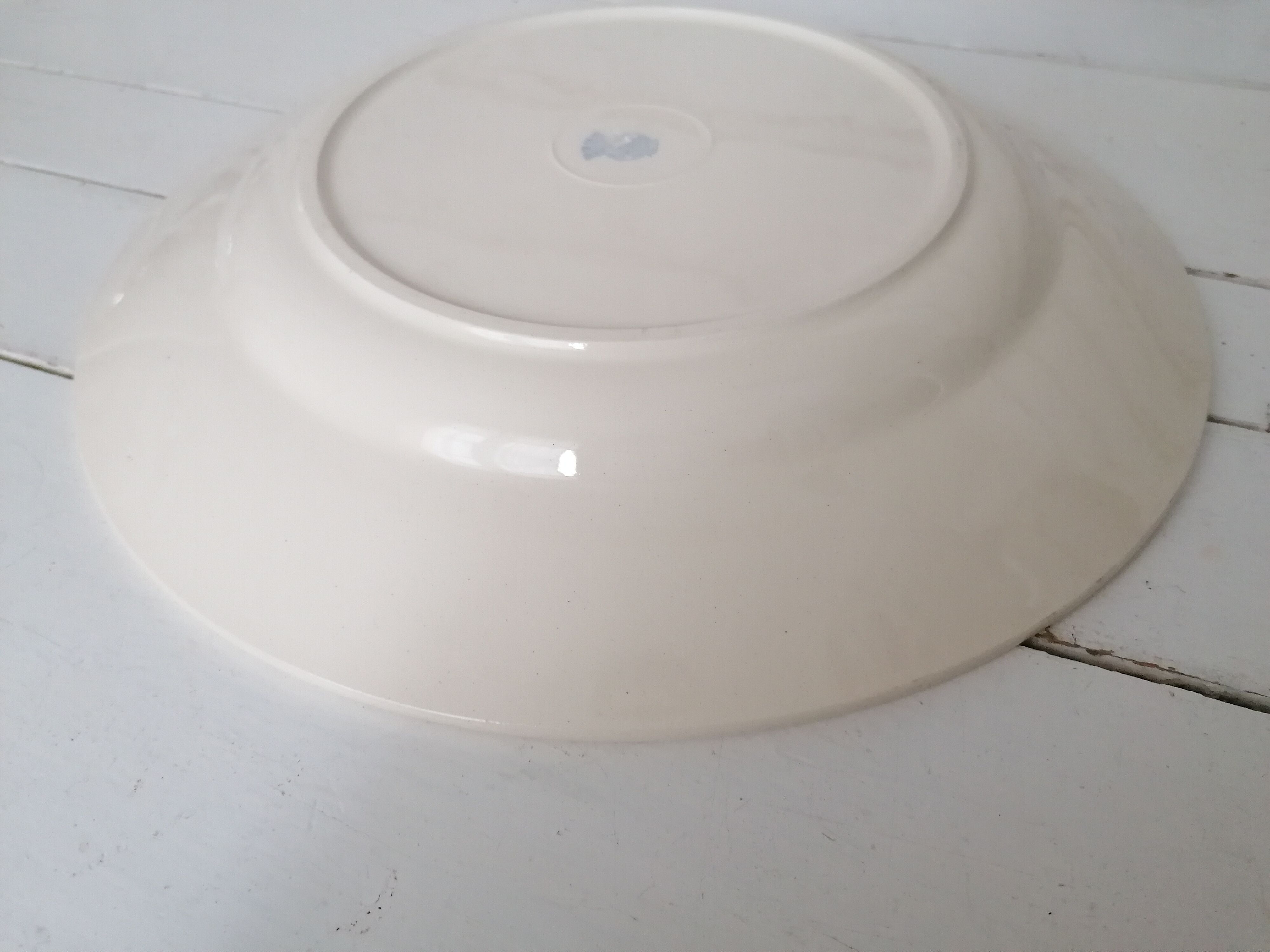 Badonviller earthenware round dish