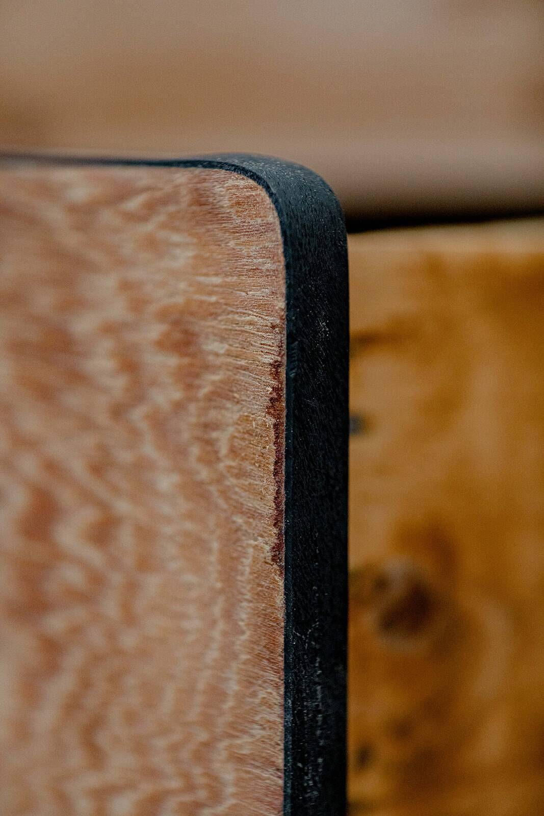 Wooden trade counter