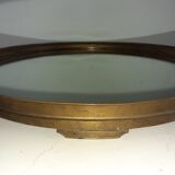 Centre de table bronze et miroir XIXe siecle