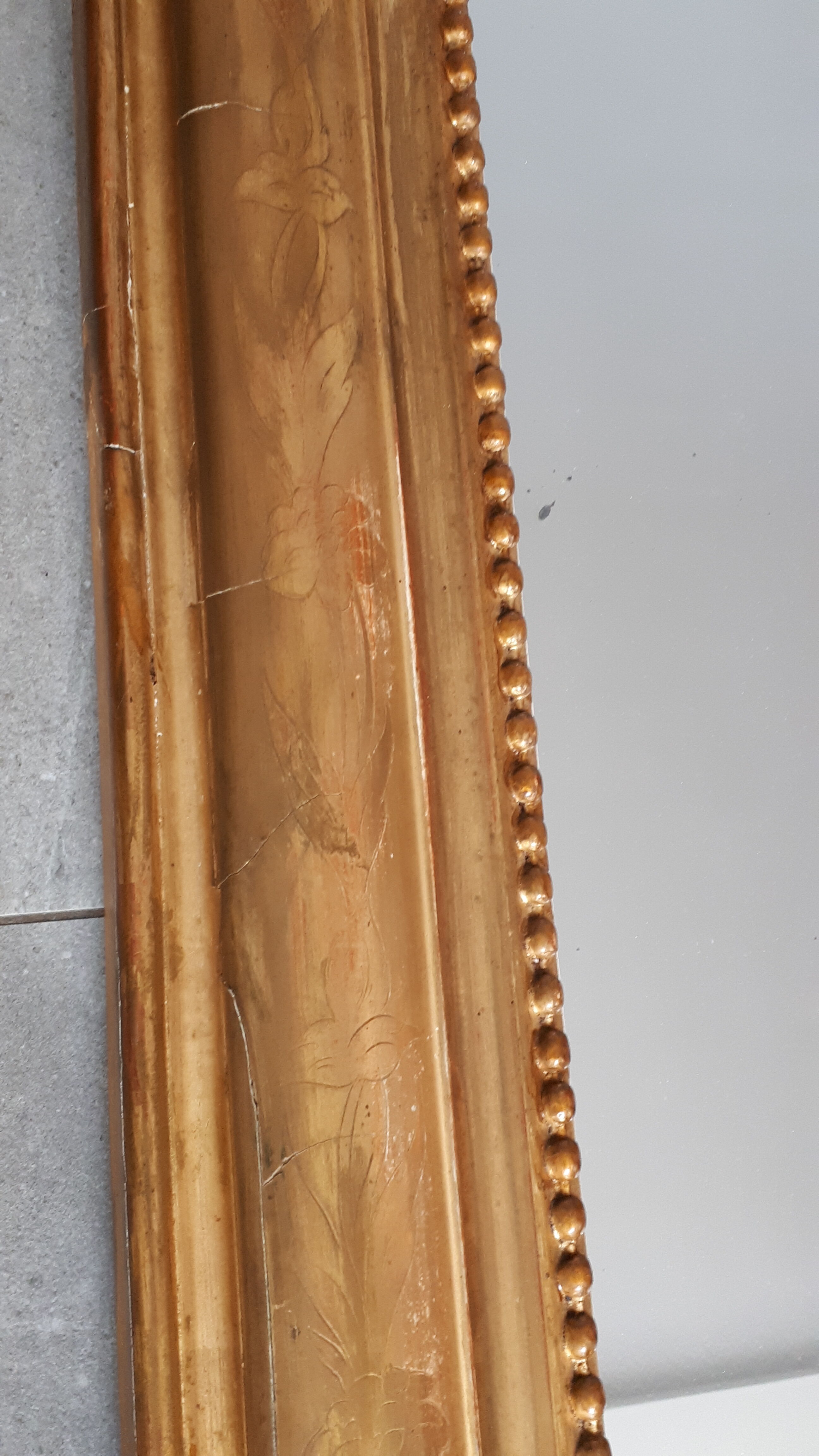Mirror Napoleon III of the XIX 99x148cm