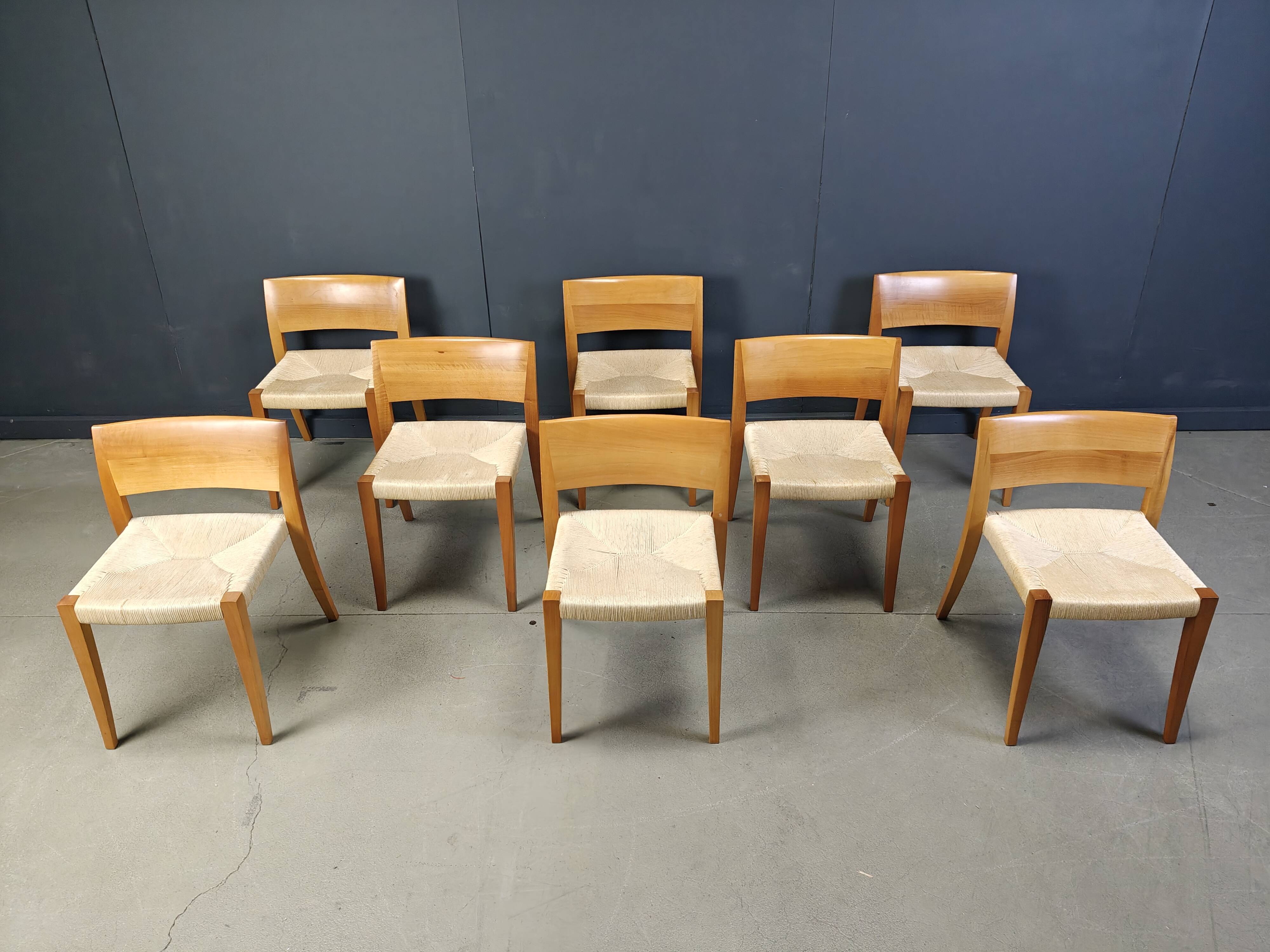 Ticino dining chairsby Bruno Reichlin for Molteni, 1990s