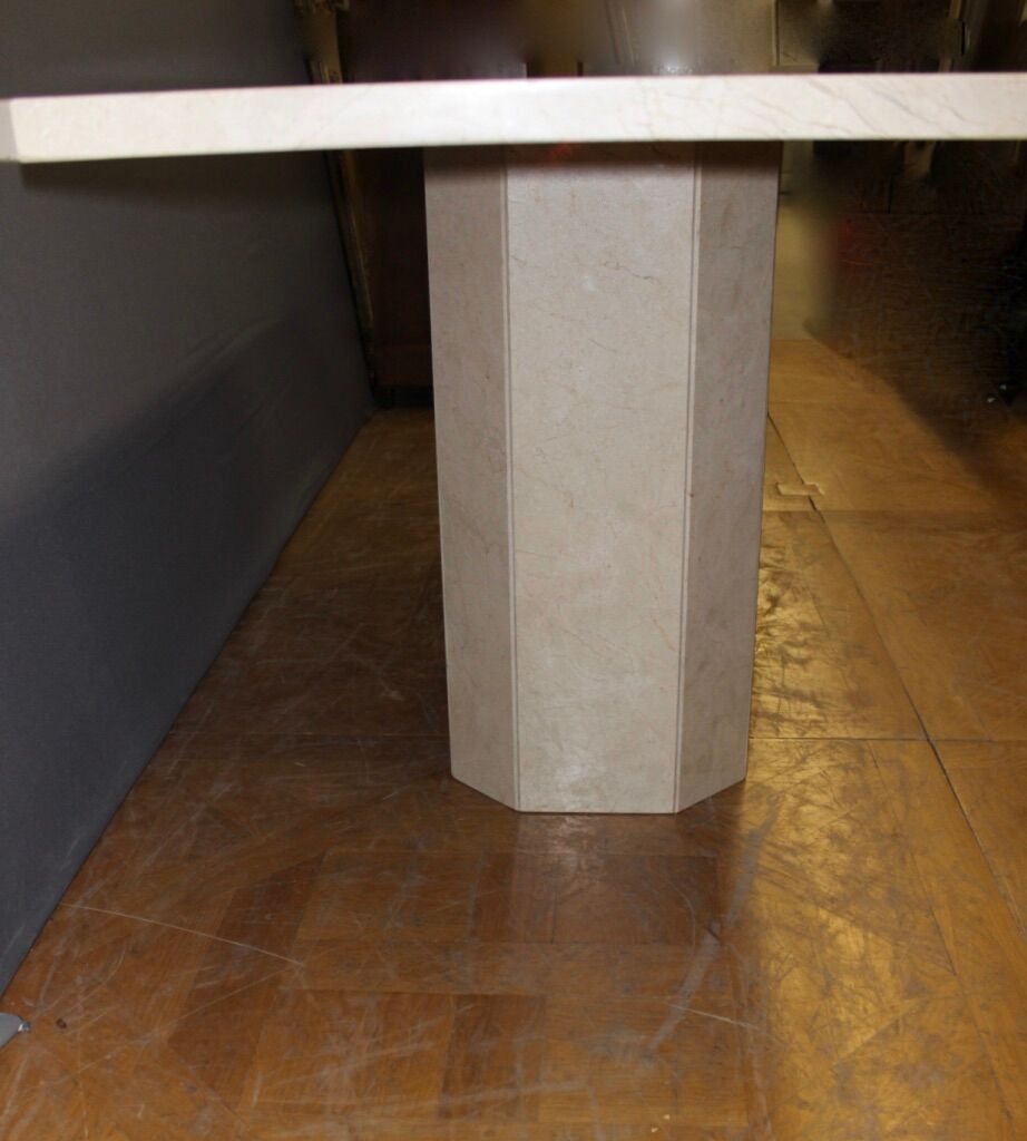 Design octagonal stone dining salla table