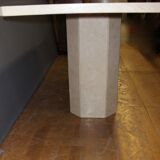 Design octagonal stone dining salla table