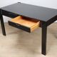 Vintage Simat edition desk in blackened wood, 1980