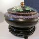 Potiche cloisonné sur socle