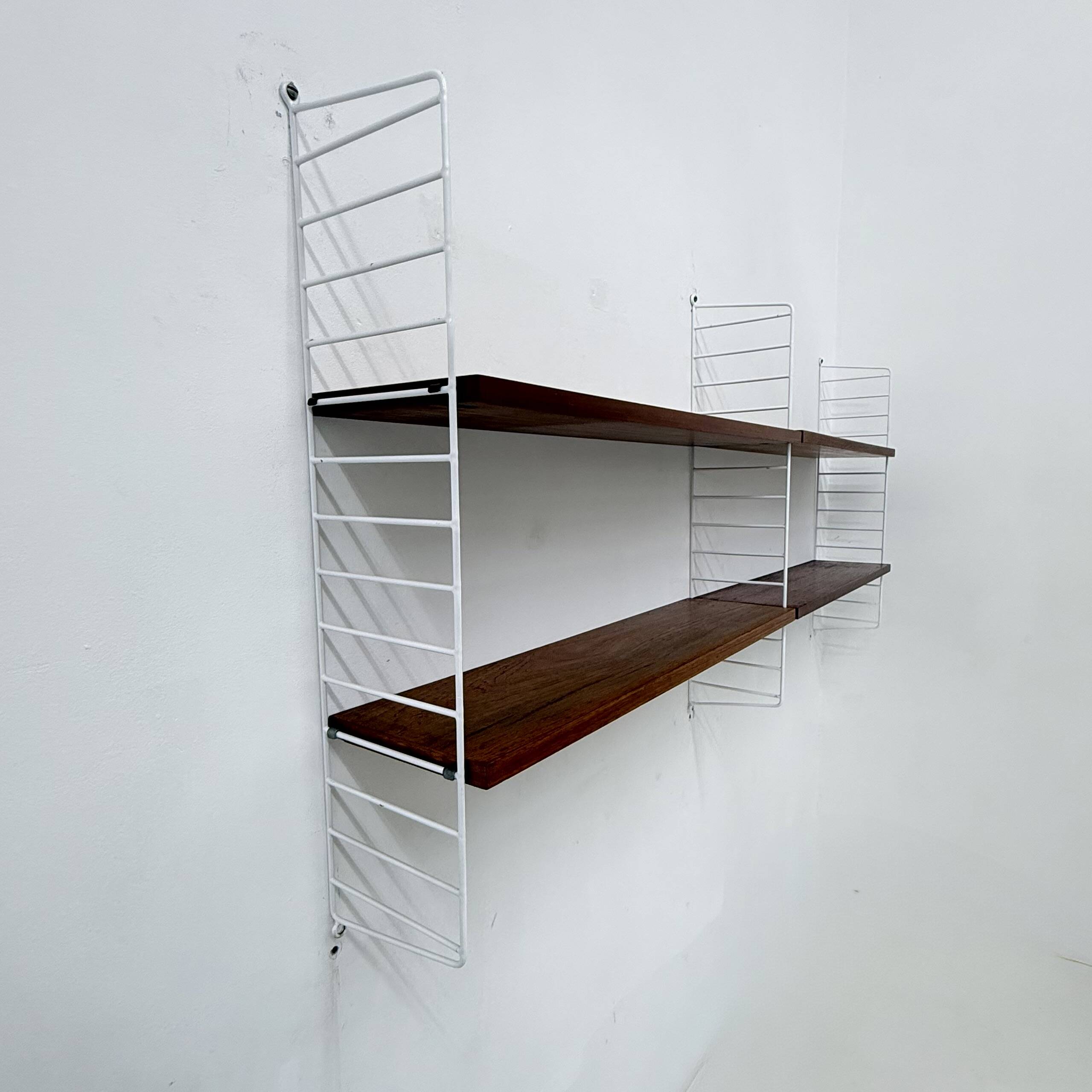 Mid-Century Nisse Strinning string design teak wall unit , 1960s