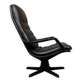 Danish Design Berg C90 Swivel armchair Leather