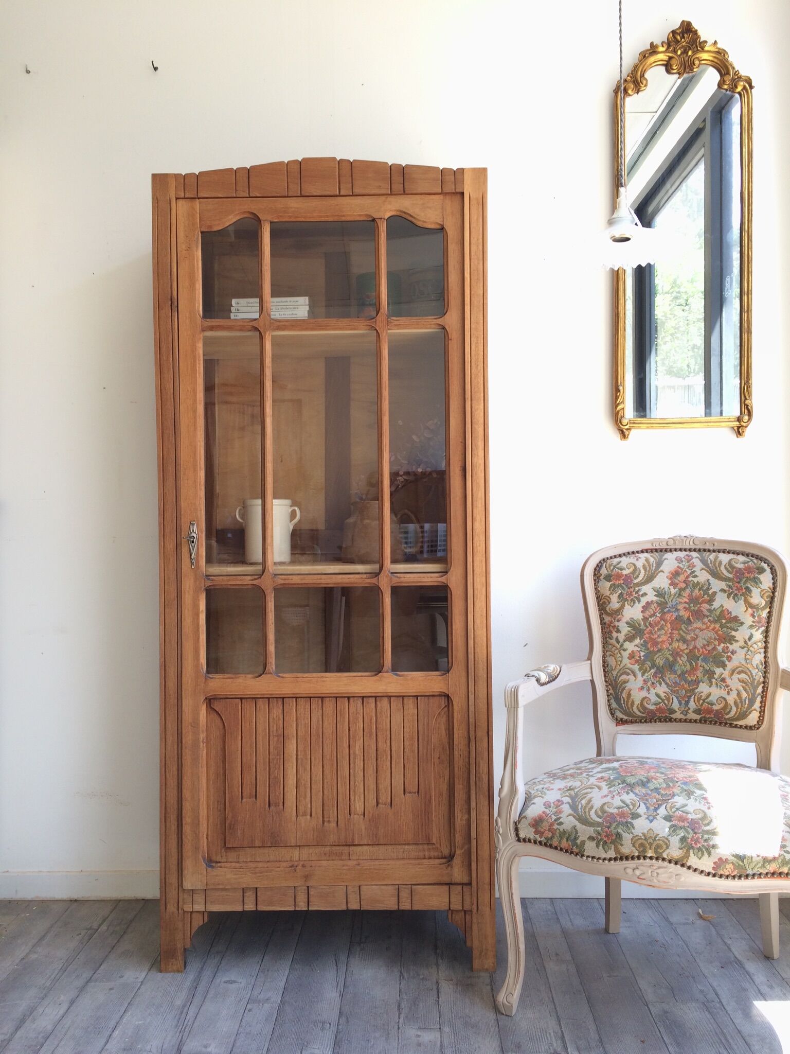 Art Deco glass cabinet