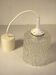 70s glass pendant light