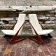 Pair of Danish armchairs model Boomerang by Mogens Kold