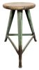 Green Industrial Workshop Stool, 1960s