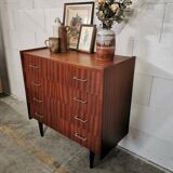 Vintage chest of drawers spindle feet