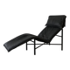 Fauteuil "Skye" en cuir noir, Ikea 1987