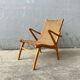 Woven rope armchair, Netherlands, 1950