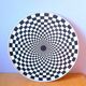 Op art turntable 70s