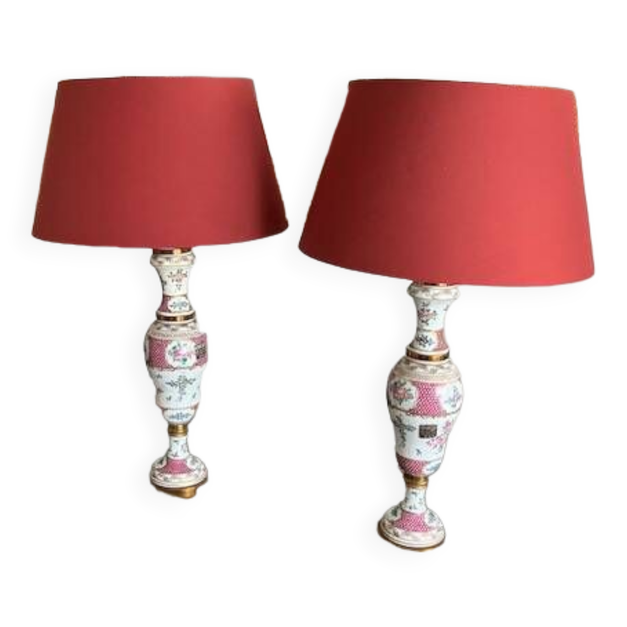 Pair of venitian style living room lamps