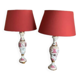 Paire lampes de salon style venitien