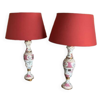 Pair of venitian style living room lamps