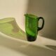 Vintage orangeade service in multi-coloured glass