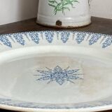 Serving dish, iron earth, Gien