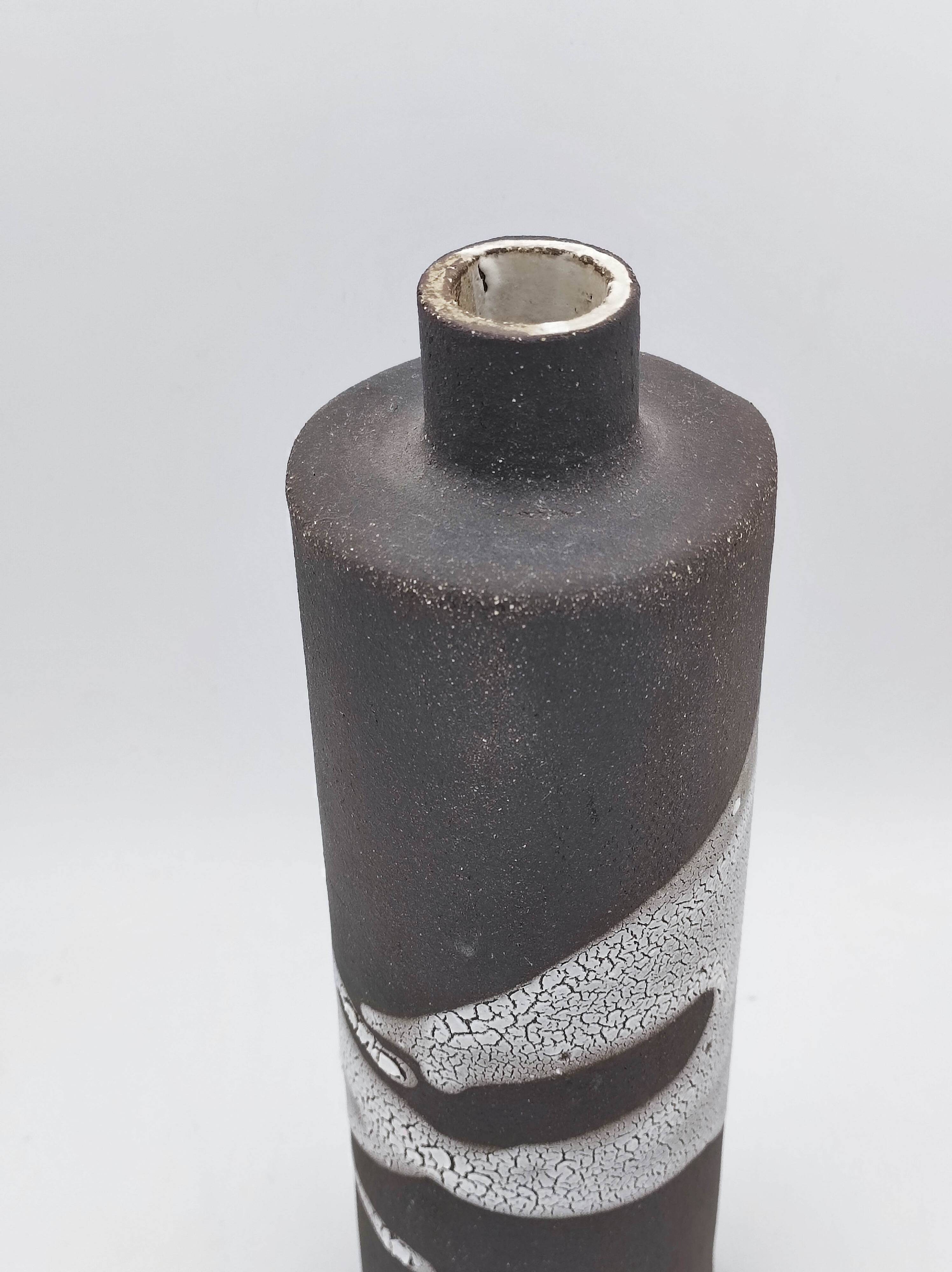 Contemporary ceramic vase signed