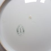 Old table service of 18 pieces in porcelain of limoge
