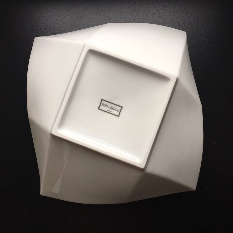 Folded Salad Bowl by Aldo Cavanna for Bernardaud - Vintage