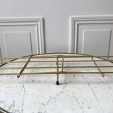 Magazine holder / bookend in modular brass years 50-60