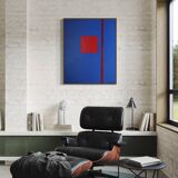 Abstract 'that blue' 100x81cm by Bodasca