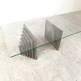 Vintage granite coffee table, 1980s