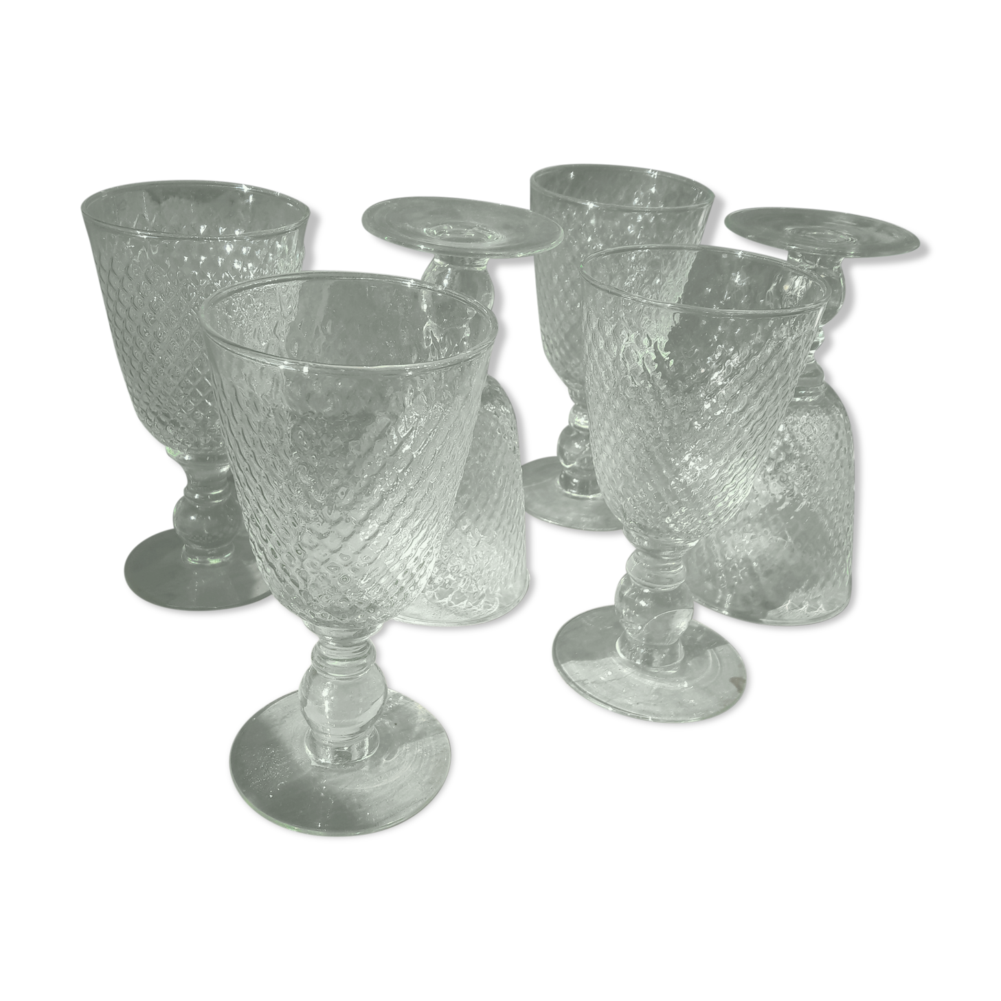 Green Relief Foot Glasses (set of 6)