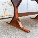 Rosewood table by Gianfranco Frattini for Bernini Italia Year 1957