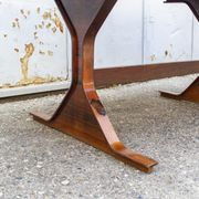 Rosewood table by Gianfranco Frattini for Bernini Italia Year 1957