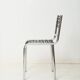 Pair of chrome chairs "Sandow" (1 of 3), René Herbst, 1980s