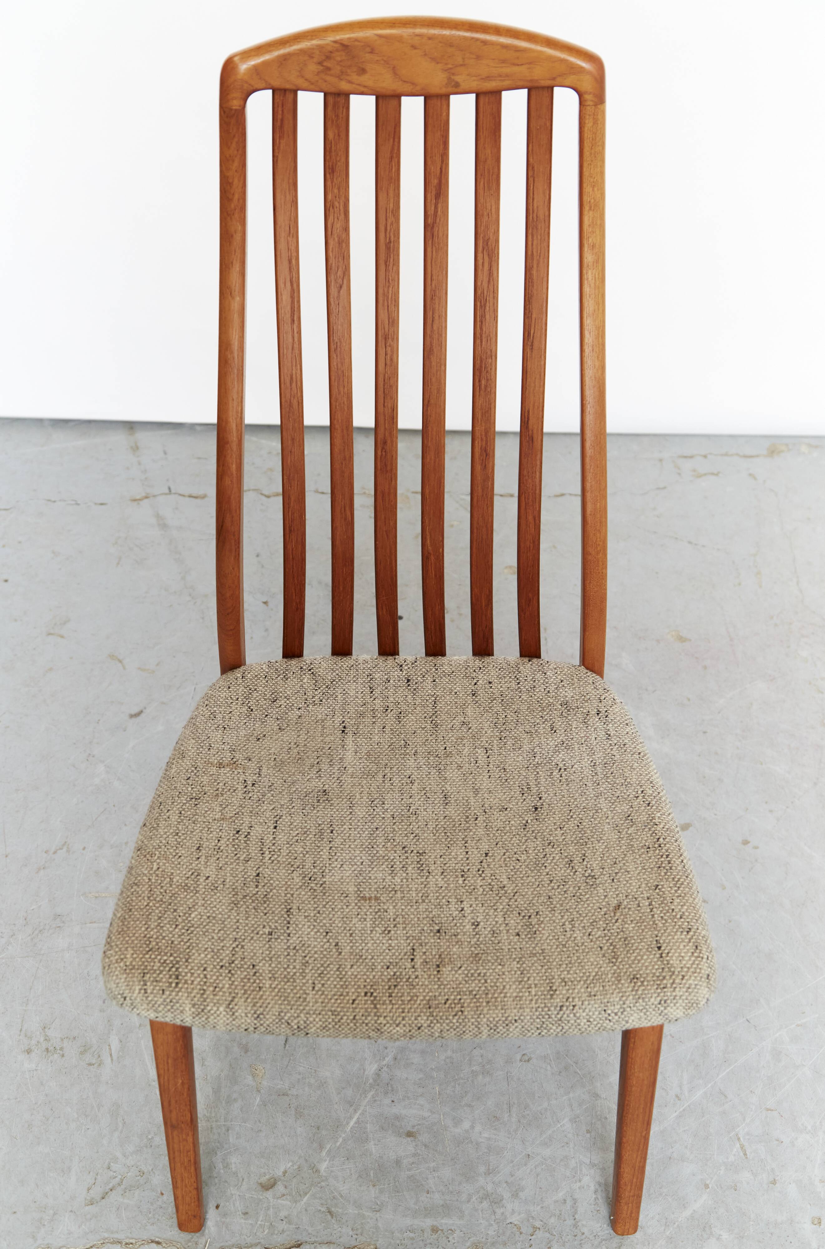 Mid Century Dining Chairs by Schou Andersen I Set of Six