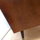 Pair of bedside tables with compass feet / vintage 50s-60s