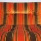 Striped armchairs, 1970s, set of 3