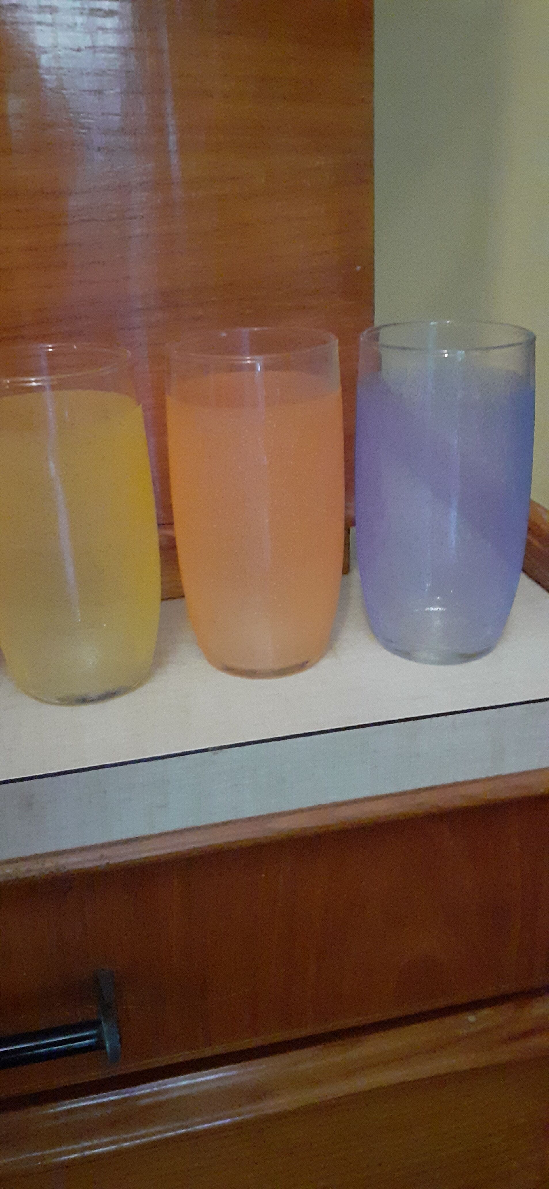 Orangeade glasses
