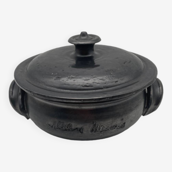 Pot with lid, ceramic box Jean Marais year 1960-1970