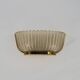 Single Art deco Seguso sconce in brass and glass. Italy 1940s