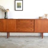 Teak sideboard by Clausen & Son * 196 cm