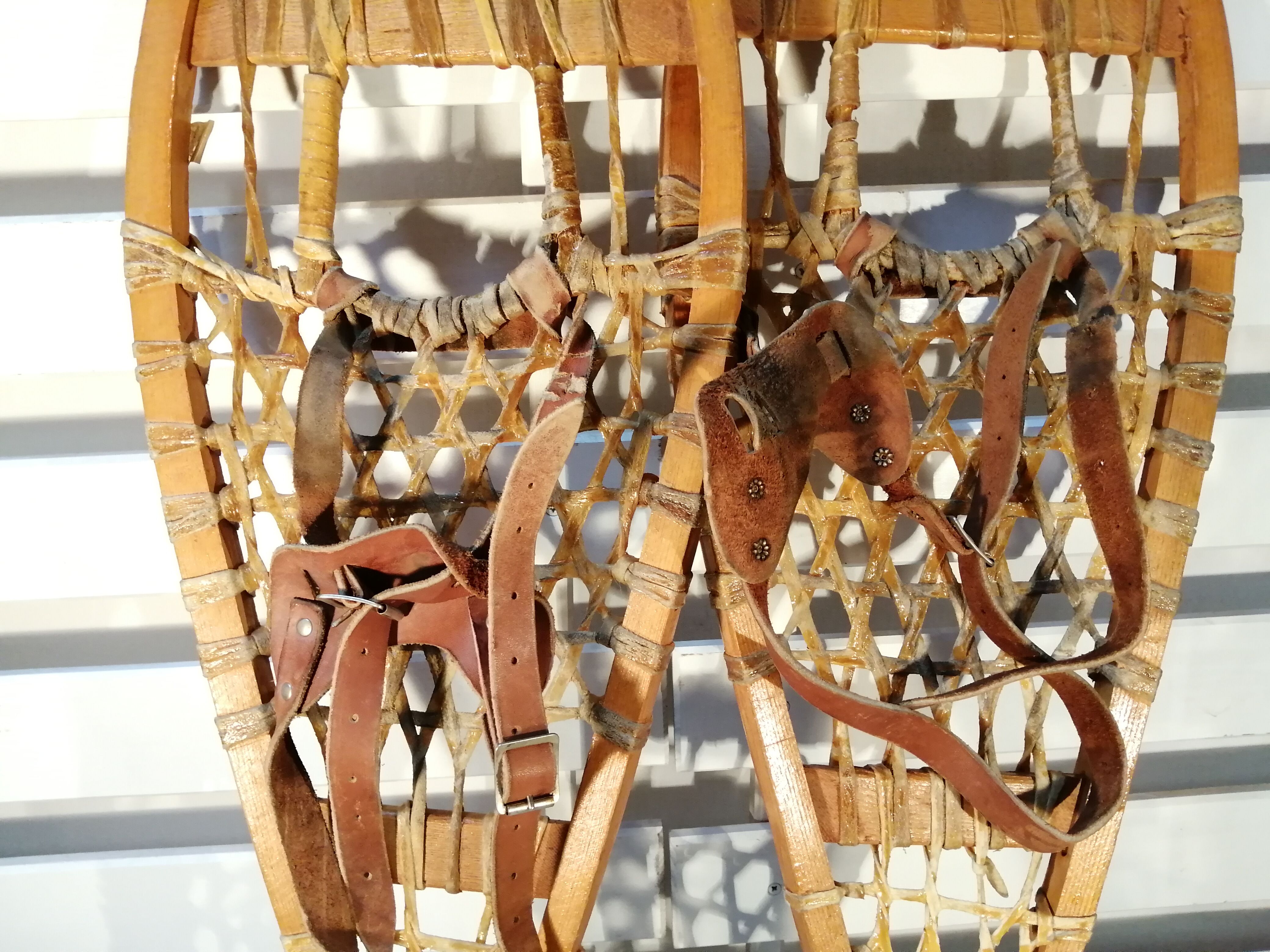 Old pair of snowshoes - vintage