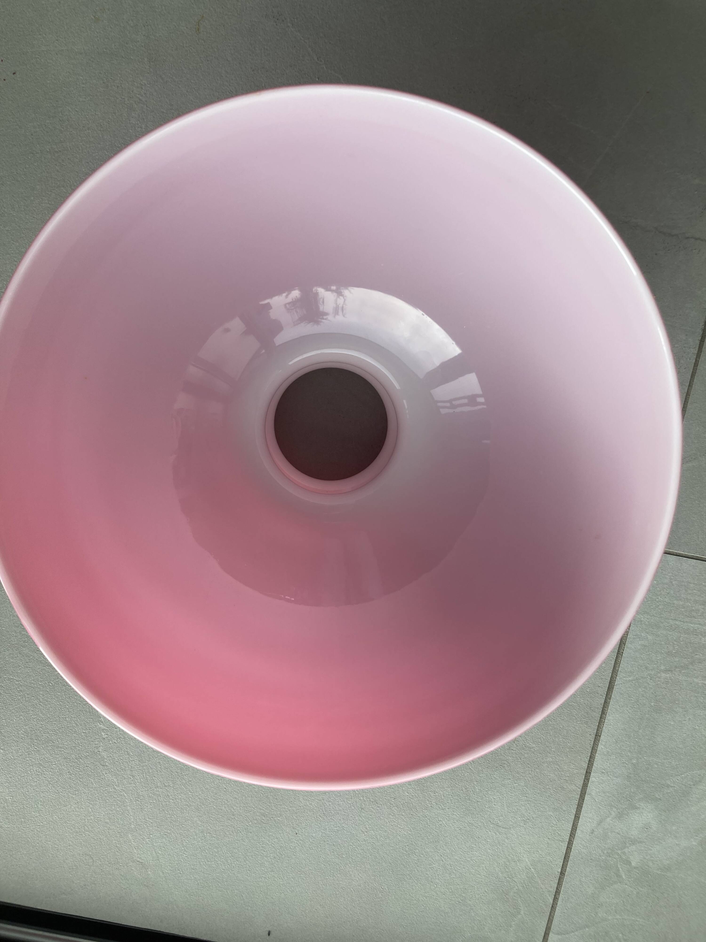 Pink opaline lampshade