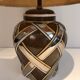 Important pair of ceramic lamps. French work.