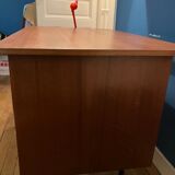 Vintage desk 60s wood and metal