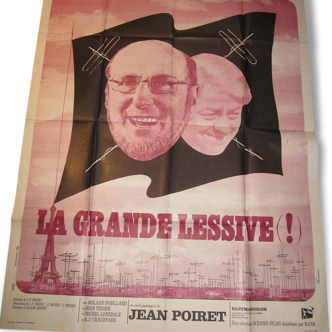 Affiche de la grande lessive.