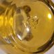Amber glass vase design - owl shape