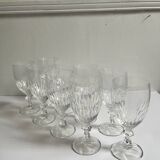 Crystal wine glasses