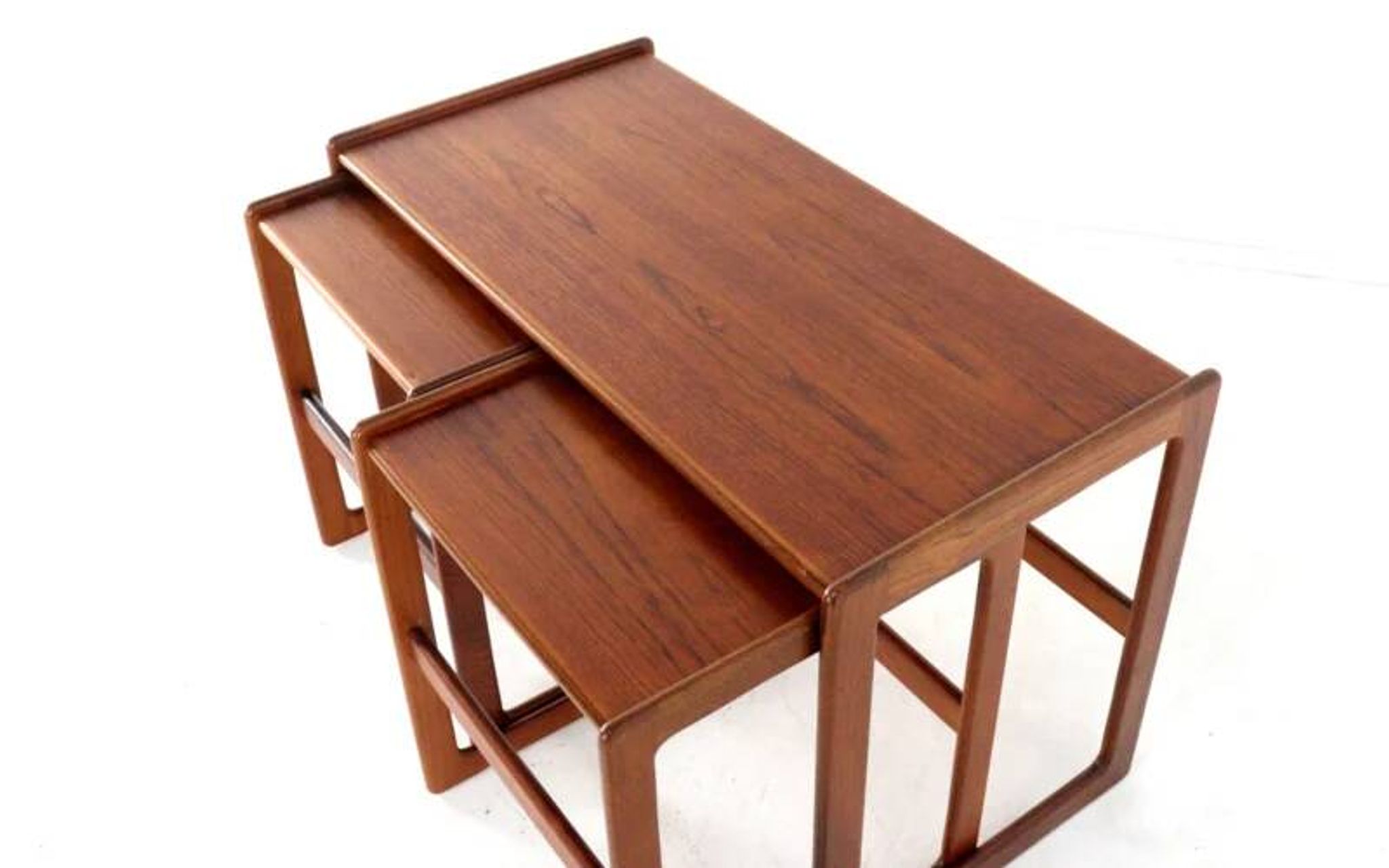Arne Hovmand Olsen coffee table for Mogens Kold with 2 nesting tables.