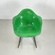 Fauteuil à bascule Eames Herman Miller RAR vert Kelly